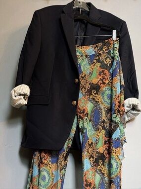 Ralph Lauren Navy Boyfriend Blazer with Gold Crest Buttons - Heritage Classic